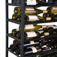 Product image for 'Metal Wine Rack BLACK PURE, Model 7'