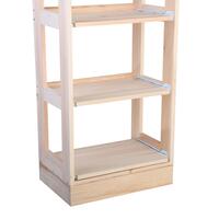 Product image for 'Winerack 60 cm, plinth 45 cm width, untreated'