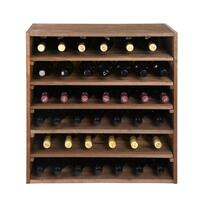 Product image for 'Wine rack 60 cm, module LINEA, brown'