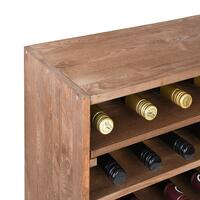 Product image for 'Wine rack 60 cm, module LINEA, brown'