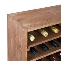 Product image for 'Wine rack 60 cm, module LINEA, brown'