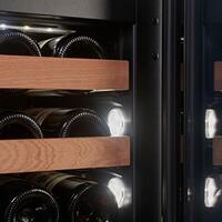 Product image for 'Two-zone built-in wine cooler WLI-90DF, 60cm, 28 bottles'