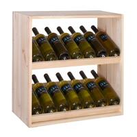 Product image for 'Wine rack 60 cm with 2 displays'