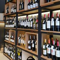 Product image for 'STYLE wine rack in wood and metal material mix'
