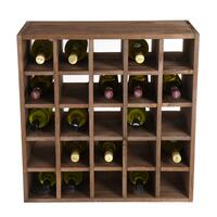 Product image for 'Wine rack 60 cm, Grid, brown'
