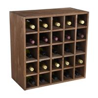Product image for 'Wine rack 60 cm, Grid, brown'