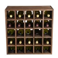 Product image for 'Wine rack 60 cm, Grid, brown'