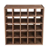 Product image for 'Wine rack 60 cm, Grid, brown'