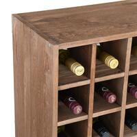 Product image for 'Wine rack 60 cm, Grid, brown'