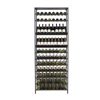 Product image for 'Metal Wine Rack BLACK PURE, Model 4'