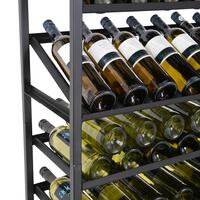 Product image for 'Metal Wine Rack BLACK PURE, Model 5'