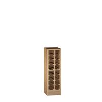 Product image for 'Wine rack PRESTIGE 15, brown stained oak'