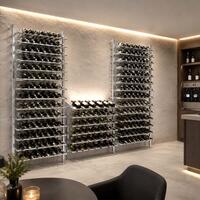 Product image for 'BLACK PURE metal wine rack for wall mounting'
