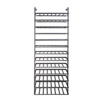 Product image for 'Metal wine rack BLACK PURE for wall mounting, H 200 cm'