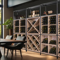 Product image for 'BLACK PURE SUPREME wine rack system'
