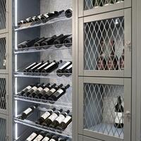 Product image for 'Wine rack system Piedmont, model 8, acrylic/fir wood, anthracite'