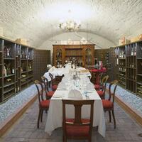 Product image for 'Wine rack system Piedmont, oak veneer, dark brown'