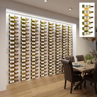 Product image for 'Wall wine rack for 6 bottles 0,75l, gold'