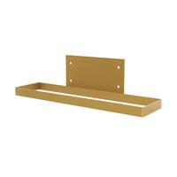 Product image for 'Wall mounted wine rack for 1 magnum bottle, gold'