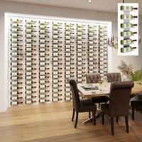 Product image for 'Wall wine rack for 6 bottles 0,75l, silver color'