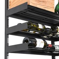 Product image for 'BLACK PURE VARIO model 2 for transverse bottle storage'