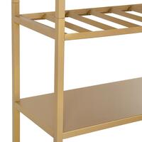 Product image for 'Metal Wine Rack BLACK PURE Model 8, gold'
