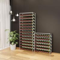 Product image for 'Metal Wine Rack System BLACK PURE in silver'