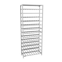 Product image for 'Metal Wine Rack BLACK PURE, Model 1, silver'