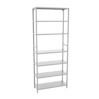 Product image for 'Metal Storage Rack BLACK PURE, Model 10, Silver'