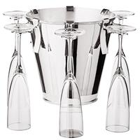 Product image for 'CALO champagne/bottle cooler with holders for 6 glasses'