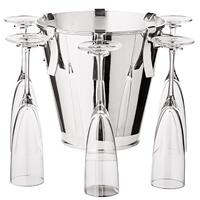 Product image for 'CALO champagne/bottle cooler with holders for 6 glasses'