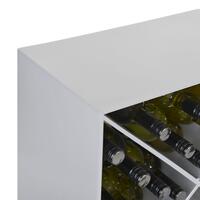 Product image for 'Wine rack cube CARRE silver gray'