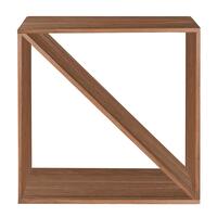 Product image for 'Wine rack 60 cm, Basic, stained brown'