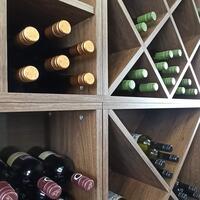Product image for 'Wine rack system CAVEPRO in walnut'