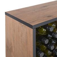 Product image for 'Module with 4 compartments country oak/anthracite edge'