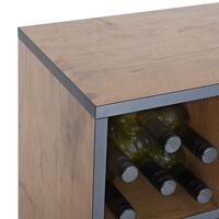 Product image for 'Module with 9 compartments country oak/anthracite edge'