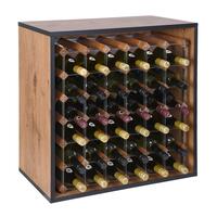 Product image for 'Rack module for 36 bottles, country oak with anthracite edge'