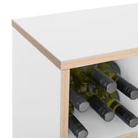 Product image for 'Module with 9 compartments alpine white/natural oak edge'