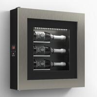 Product image for 'Climatised wall wine rack for 3 bottles, model 4'