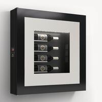 Product image for 'Climatised wall wine rack for 4 bottles, model 4'