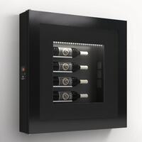 Product image for 'Climatised wall wine rack for 4 bottles, model 5'