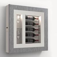 Product image for 'Climatised wall wine rack for 5 bottles, model 2'
