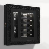 Product image for 'Climatised wall wine rack for 5 bottles, model 6'
