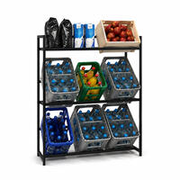 Product image for 'Metal drinks crate shelf, W 90 cm'