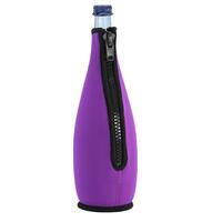 Product image for 'Neoprene bottle cooler, purple'