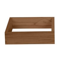 Plinth 30 cm width for VINVARIO 60 collection, brown-stained