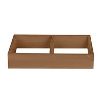 Plinth 45 cm width for VINVARIO 60 collection, brown-stained