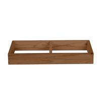Plinth 60 cm width for VINVARIO 60 collection, brown-stained