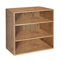 Product image for 'Rack module deep with 2 shelves, country oak'