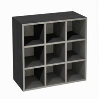 Product image for 'Shelving module with 9 compartments, ash graphite'